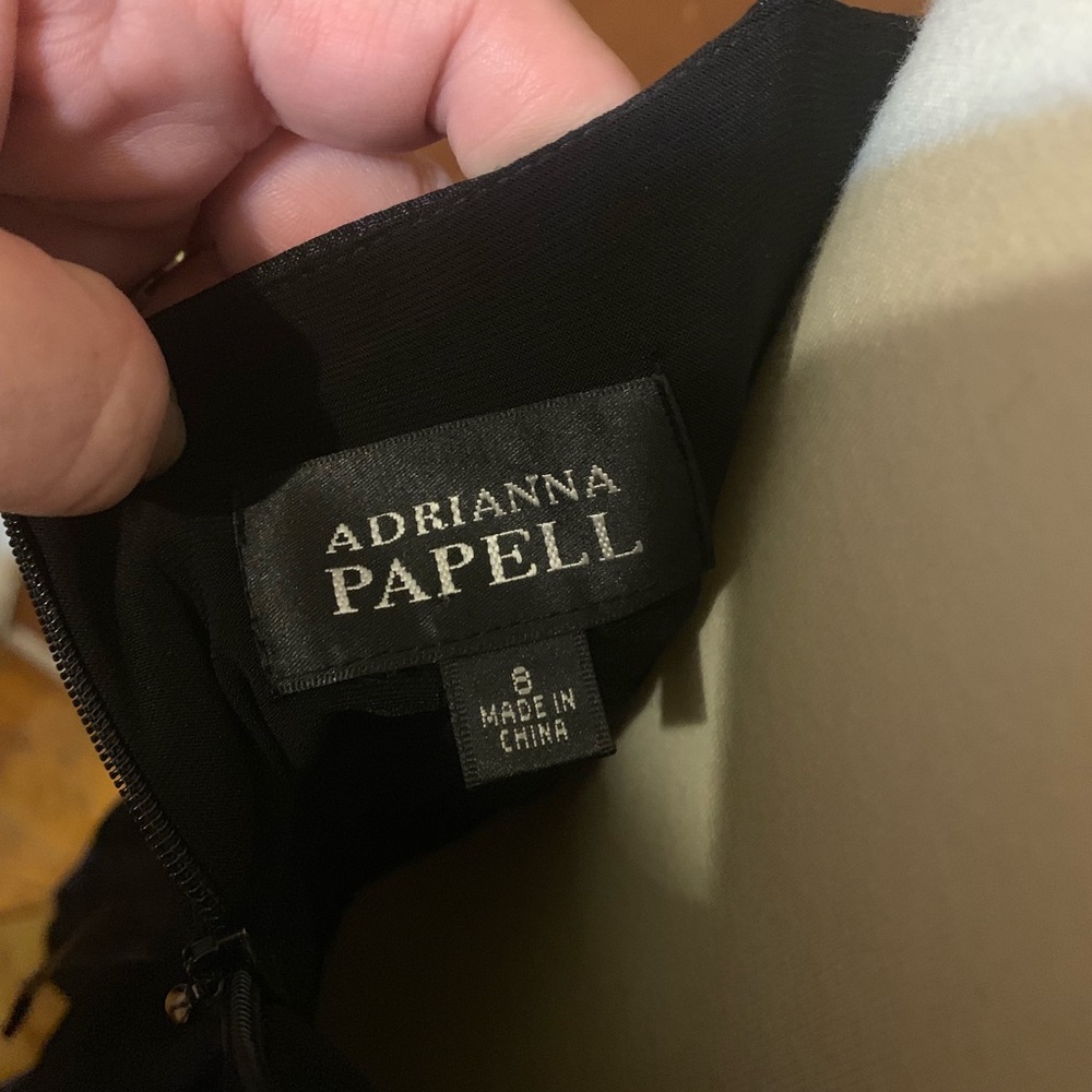 ❤️❤️❤️Adrianna Papell Little Black Dress 8 - Picture 6 of 8